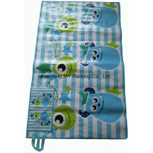 PP Woven Playing Mat Promotion Picnic Mat with Handle